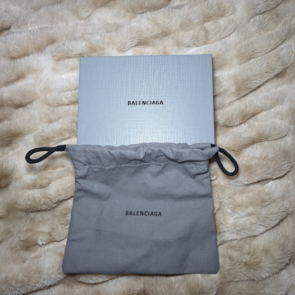Balenciaga Gray Dust Bag and Box
